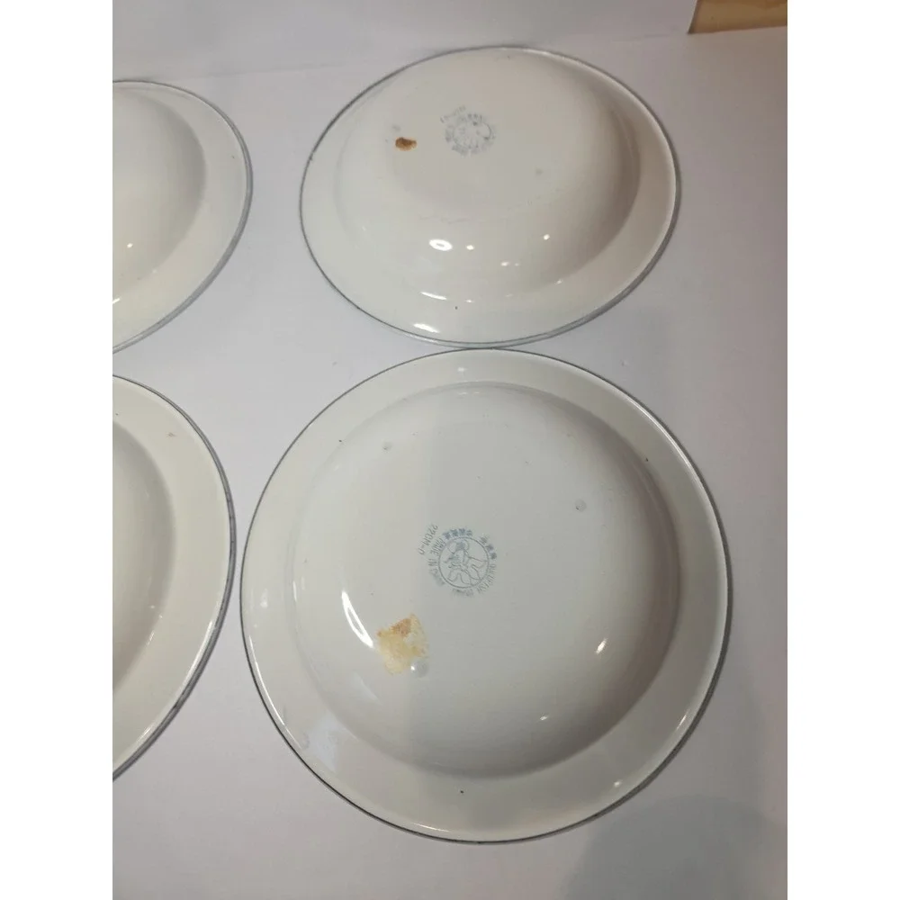 Vintage Koi Fish Asian Enamelware Metal 8 1/2